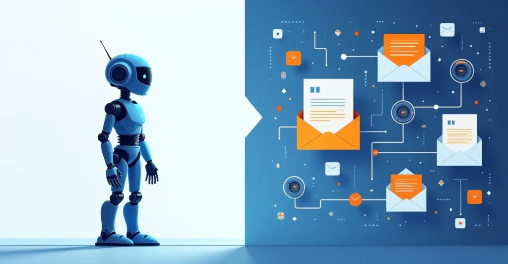 Comparison showing AI chatbot limitations versus connected AI agents with data access