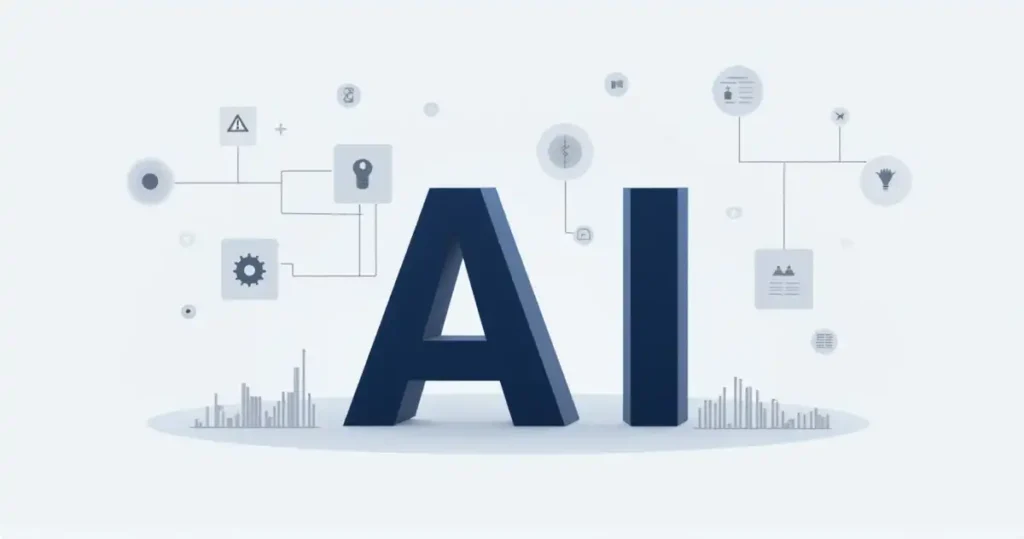 AI technology network illustration showing connected systems for JSON prompts AI video generation