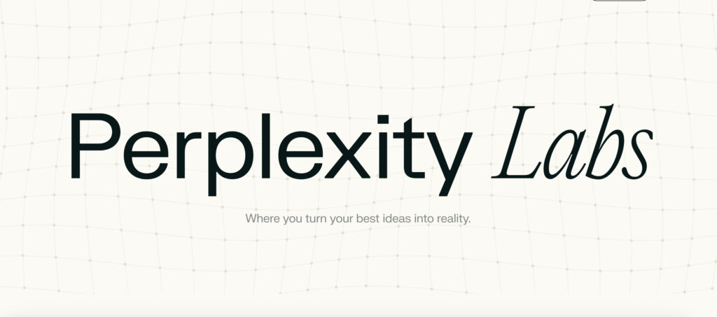 Use Cases of Perplexity Labs