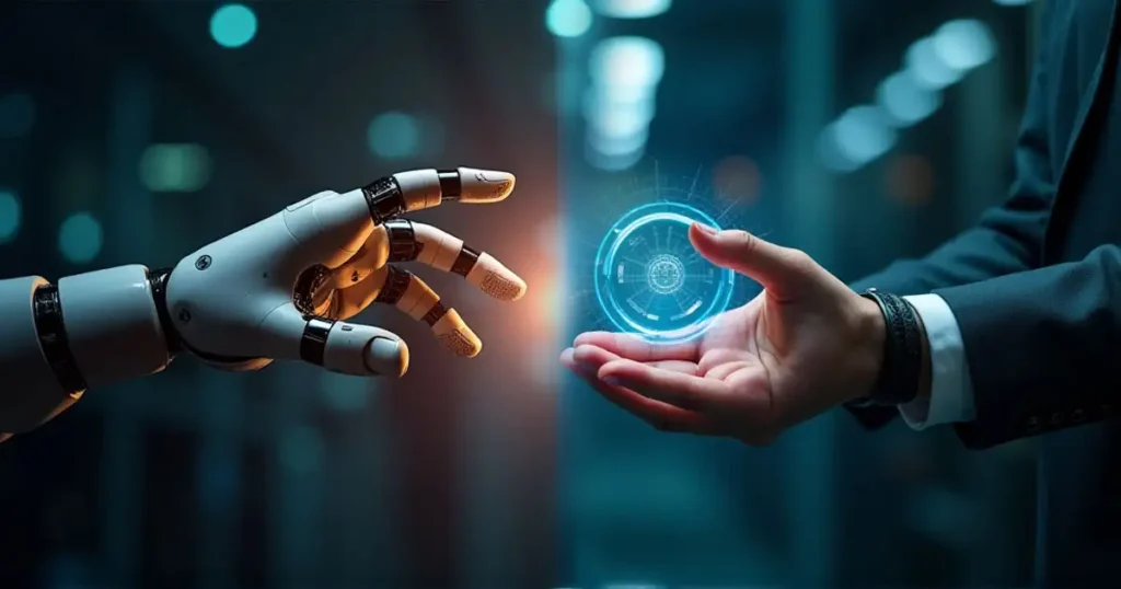 Visual representation of AI job displacement skills protecting careers from automation