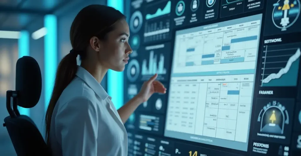 Professional tracking AI power user transformation progress through structured 30-day development program