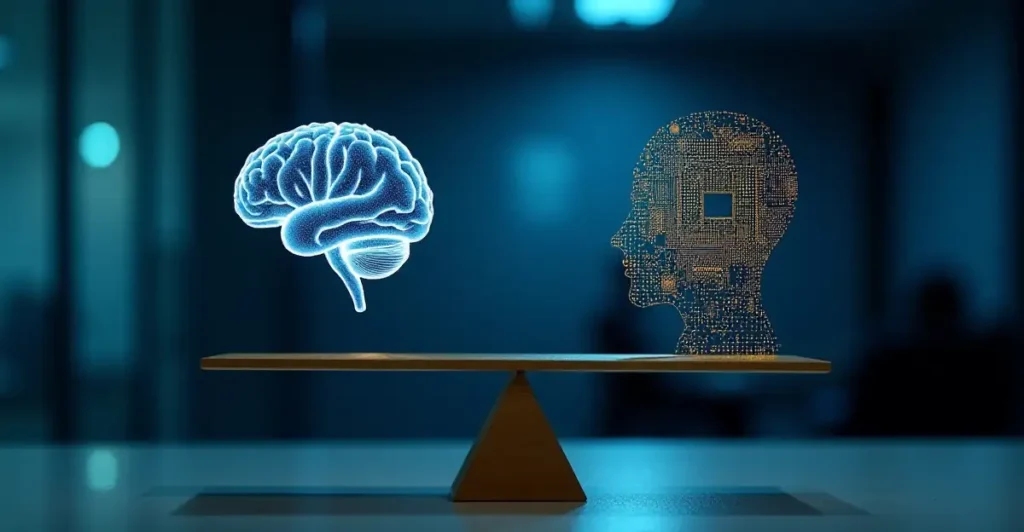Human skills versus AI capabilities balance in workplace productivity